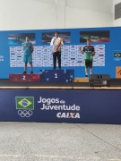 Jovem de Palhoça conquista medalha nos Jogos da Juventude Caixa