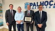 Promotor de Justiça recebe homenagem da Prefeitura de Palhoça