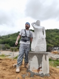 Artista de PH participa de Encontro de Escultores em Navegantes