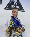 Aos 10 anos, atleta de PH alcança a marca de 45 competições de jiu-jitsu